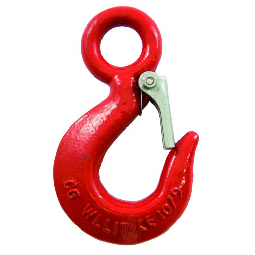 Grade 8 eye hook with safety latch - SIMA